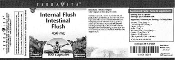 Terravita Internal Flush Intestinal Flush 450 mg - supplement