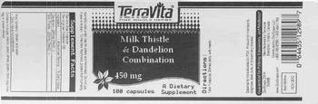 Terravita Milk Thistle & Dandelion Combination 450 mg - supplement