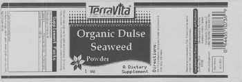Terravita Organic Dulse Seaweed Powder - supplement