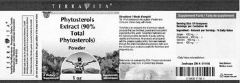 Terravita Phytosterols Extract (90% Total Phytosterols) Powder - supplement