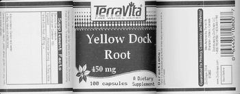 Terravita Yellow Dock Root 450 mg - supplement
