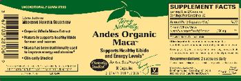 Terry Naturally Andes Organic Maca - supplement