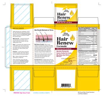 Terry Naturally Hair Renew Formula - supplement