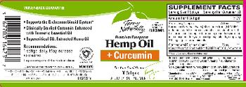 Terry Naturally Hemp Oil + Curcumin - supplement