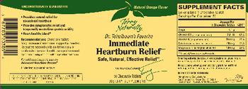 Terry Naturally Immediate Heartburn Relief Natural Orange Flavor - supplement