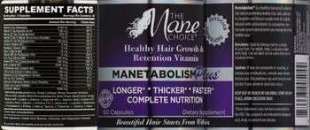 The Mane Choice Manetabolism Plus - supplement