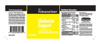 The Professional Series Cholostat Support - supplement