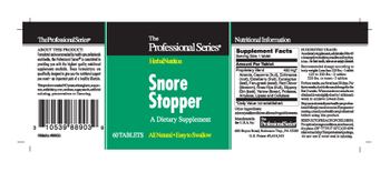 The Professional Series HerbalNutrition Snore Stopper - supplement