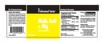 The Professional Series Malic Acid + Mg - supplement