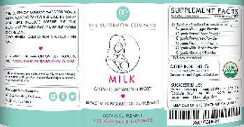 The Supermom Company Milk Organic Lactation Support - supplement