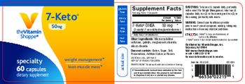 The Vitamin Shoppe 7-Keto 50 mg - supplement