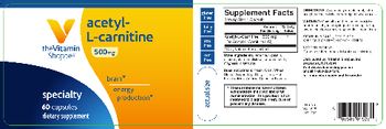 The Vitamin Shoppe Acetyl-L-Carnitine 500 mg - supplement
