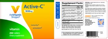 The Vitamin Shoppe Active-C 1000 mg - supplement