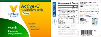 The Vitamin Shoppe Active-C 500 with Bioflavonoids 500 mg - supplement