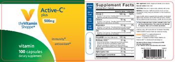 The Vitamin Shoppe Active-C Plus 500 mg - supplement