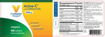 The Vitamin Shoppe Active-C with Bioflavonoids 500 mg - supplement