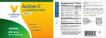 The Vitamin Shoppe Active-C with Bioflavonoids 500 mg - supplement