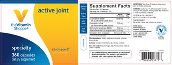 The Vitamin Shoppe Active Joint - supplement