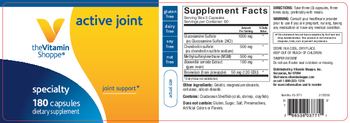 The Vitamin Shoppe Active Joint - supplement