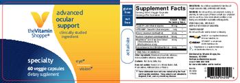 The Vitamin Shoppe Advanced Ocular Support - supplement