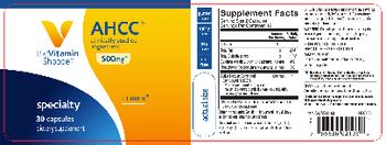 The Vitamin Shoppe AHCC 500 mg - supplement
