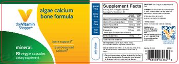 The Vitamin Shoppe Algae Calcium Bone Formula - supplement