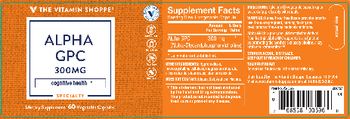 The Vitamin Shoppe Alpha GPC 300 mg - supplement
