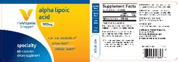 The Vitamin Shoppe Alpha-Lipoic Acid 300 mg - supplement