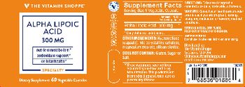 The Vitamin Shoppe Alpha Lipoic Acid 300 mg - supplement