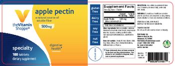 The Vitamin Shoppe Apple Pectin 500mg - supplement