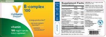 The Vitamin Shoppe B-Complex 100 - supplement