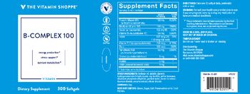 The Vitamin Shoppe B-Complex 100 - supplement