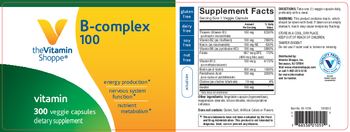 The Vitamin Shoppe B-Complex 100 - supplement
