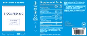 The Vitamin Shoppe B-Complex 100 - supplement