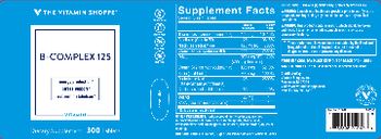 The Vitamin Shoppe B-Complex 125 - supplement