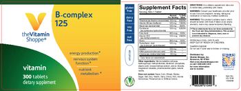 The Vitamin Shoppe B-Complex 125 - supplement