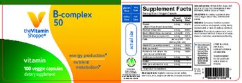 The Vitamin Shoppe B-Complex 50 - supplement