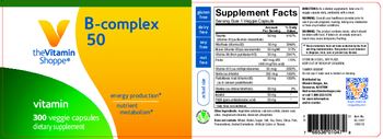 The Vitamin Shoppe B-Complex 50 - supplement