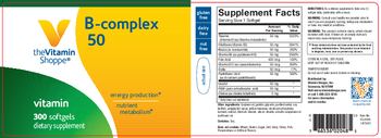The Vitamin Shoppe B-Complex 50 - supplement