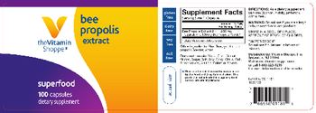 The Vitamin Shoppe Bee Propolis Extract - supplement