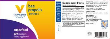 The Vitamin Shoppe Bee Propolis Extract - supplement