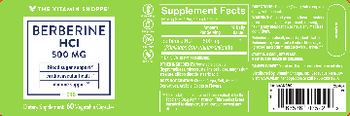 The Vitamin Shoppe Berberine HCl 500 mg - supplement