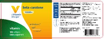 The Vitamin Shoppe Beta-Carotene 10000 IU - supplement