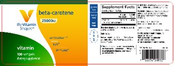 The Vitamin Shoppe Beta-Carotene 25000 IU - supplement