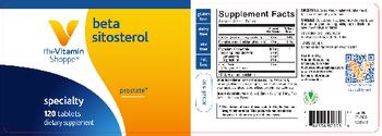 The Vitamin Shoppe Beta Sitosterol - supplement