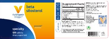 The Vitamin Shoppe Beta Sitosterol - supplement