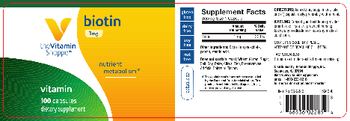The Vitamin Shoppe Biotin 1 mg - supplement