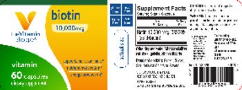The Vitamin Shoppe Biotin 10,000 mcg - supplement