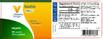 The Vitamin Shoppe Biotin 300 mcg - supplement