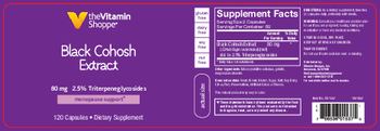 The Vitamin Shoppe Black Cohosh Extract 80 mg - supplement